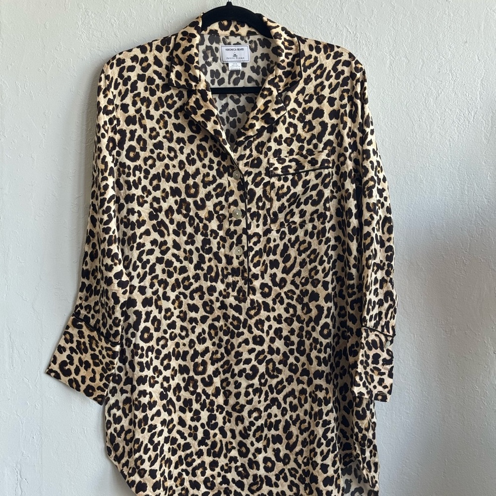 Veronica Beard Animal Print Top